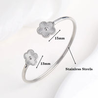 Open Lucky Grass Bangle Girl