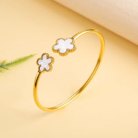 Open Lucky Grass Bangle Girl