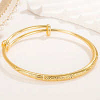 Gold Textured Bangle