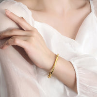 Gold Adjustable Bangle