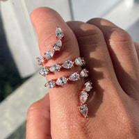 Rose Gold Zircon Ring