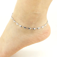 Gold Heart Chain Anklet