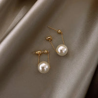 Simple Elegant Small Pearl Pendant Earrings For Woman 2020 New Fashion Jewelry Party Ladies' Unusual Dangle Earrings Accessories