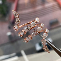 Rose Gold Zircon Ring