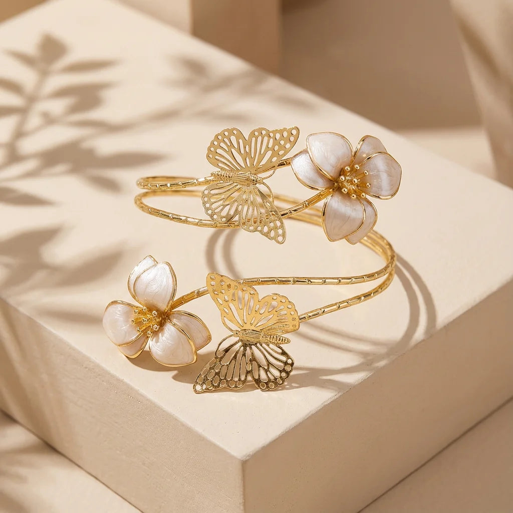 Gold Butterfly Bracelet