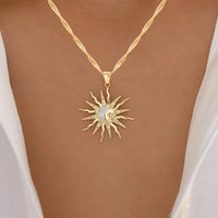 Sunburst Pendant Necklace