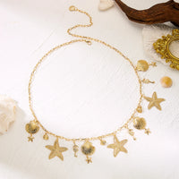 Starfish Shell Pendant Waist Chain