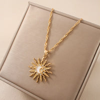 Sunburst Pendant Necklace