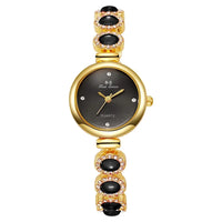 Green Gemstone Bracelet Watch Gift