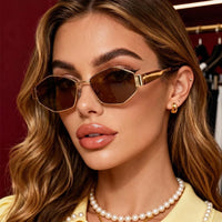 Rhombus Steampunk Sunglasses Metal