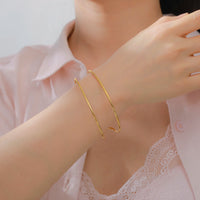 Double-Layer Cuff Bracelet