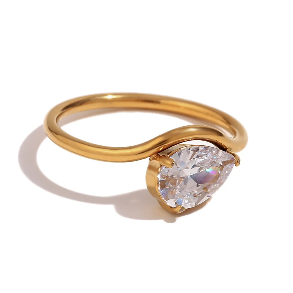 Dainty Zircon Ring