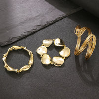 Lines Irregular Shaped Bracelet and