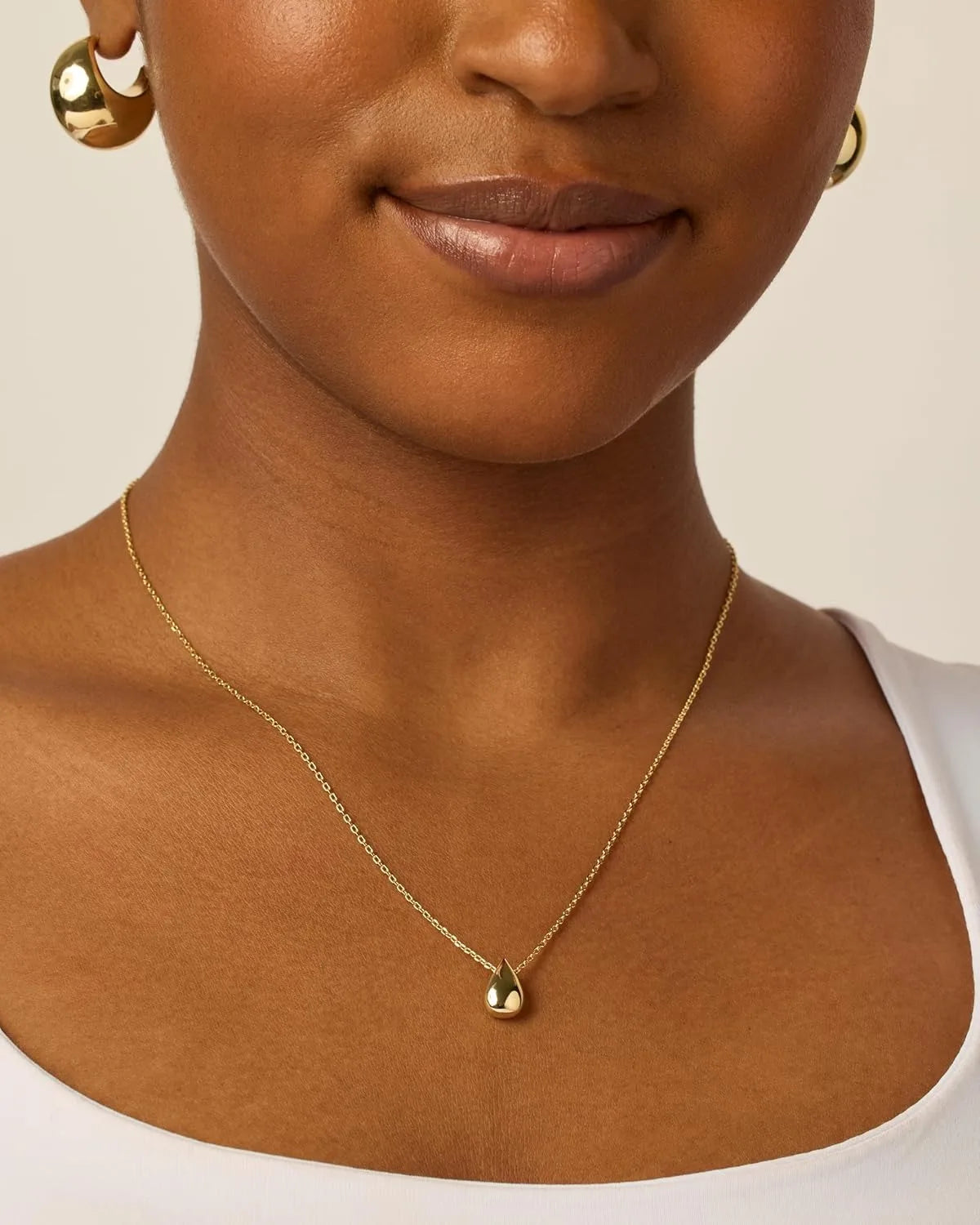 Teardrop Pendant Necklace