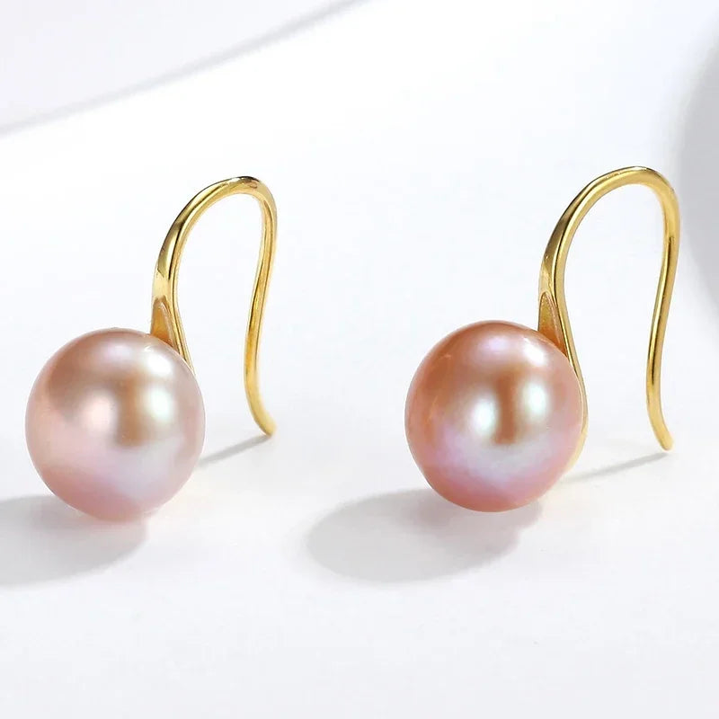 Freshwater Pearl Round Earrings