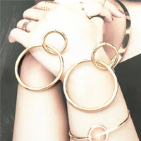 Circle Linked Drop Earrings Girl