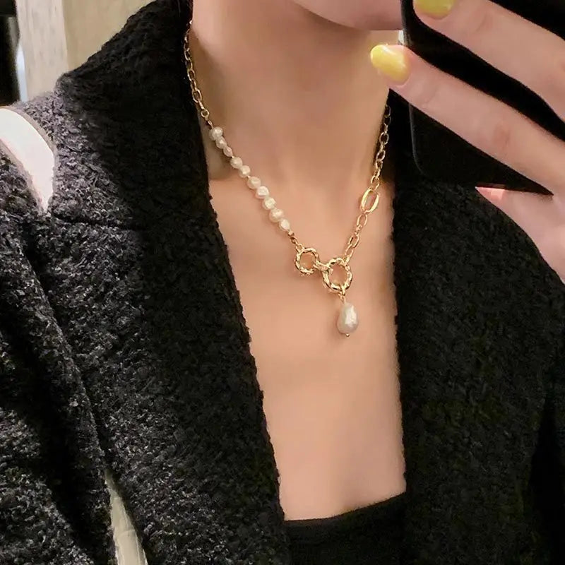 Freshwater Pearl Chain Necklace