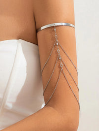 Crystal Tassel Arm Cuff