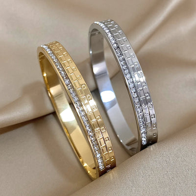 Zircon Cuff Bangle