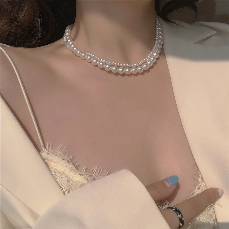 Faux Pearl Necklace