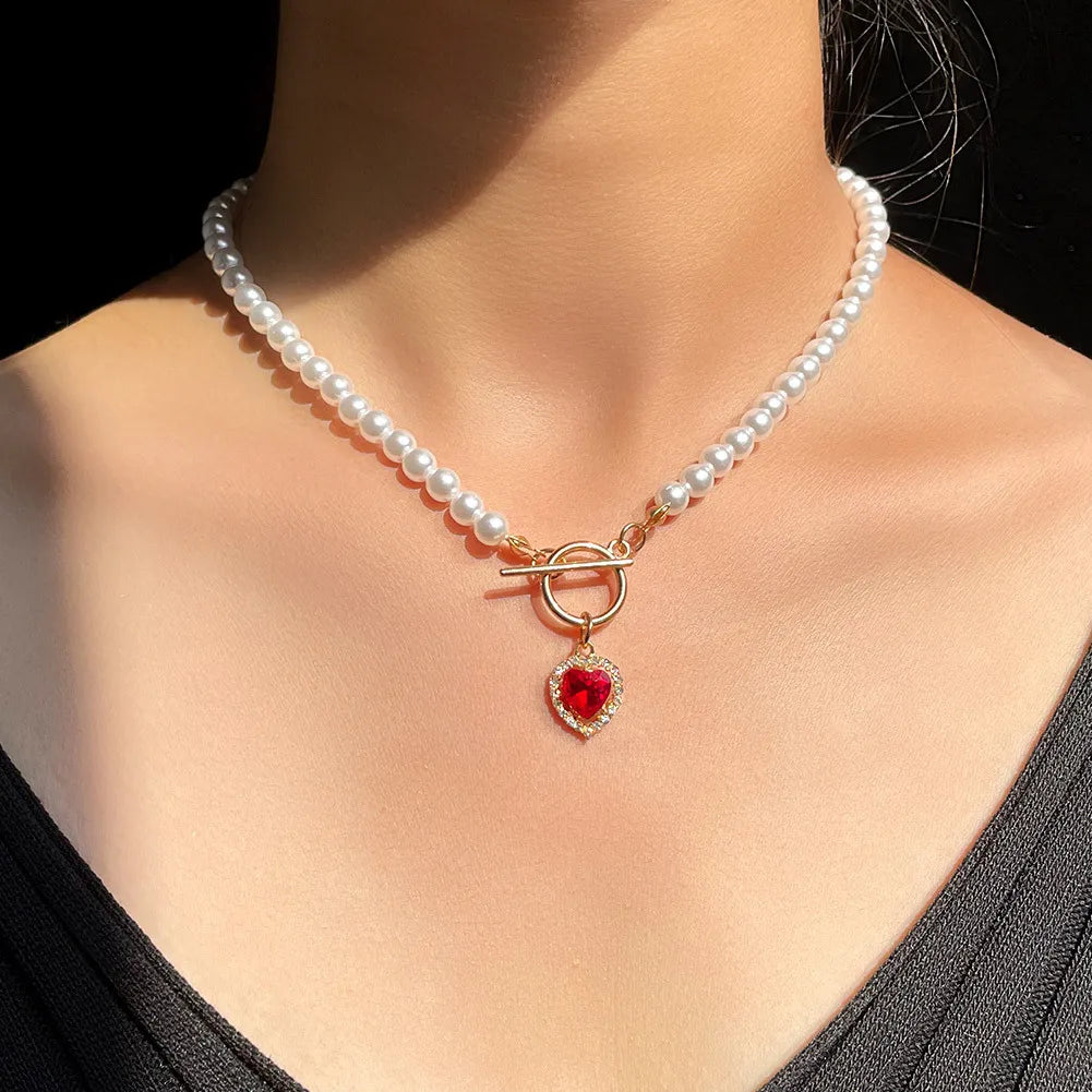 Faux Pearl Necklace