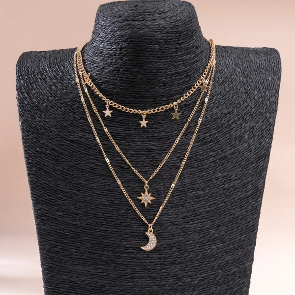 Ms Three Layer Necklace