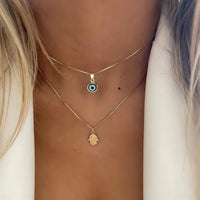 Evil Eye & Hamsa Necklace