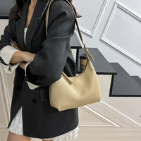 LEFTSIDE Small PU Leather Crossbody Bags for Women 2025 New Trend Retro Underarm Shoulder Bag Ladies Retro Handbags and Purses