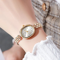 Fashion Women Watches Simple Oval Dial Bracelet Quartz Watches Student Luxury Gift Wristwatches Dropshipping Relojes Para Mujer