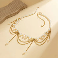 Pearl Tassel Heart Waist Chain