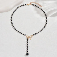 White Color Beads Necklace Gift