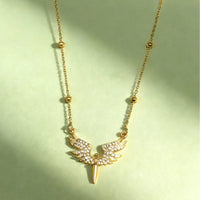 Angel Wing Zircon Waist Chain