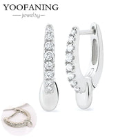 Gold Tag Hoop Earrings