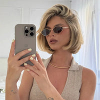 Small Frame Polygon Sunglasses Brand
