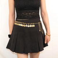 Retro Coin Tassel Waist Chain