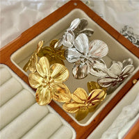 Geometric Floral Bracelet Wide