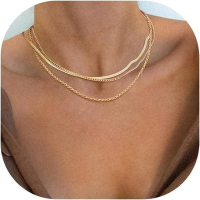Gold Snake Necklace