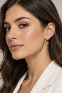 Light Gold Stud Earrings