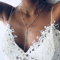 Long Tassel Dangle Choker