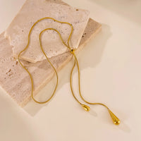 Drop Tassel Pendant Necklace Clavicle