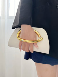 Gold Metal Buckle Box Clutch Fashion Women's Evening Bag Party Banquet Chain Crossbody Bag Luxury Designer Shoulder Bag Wallet