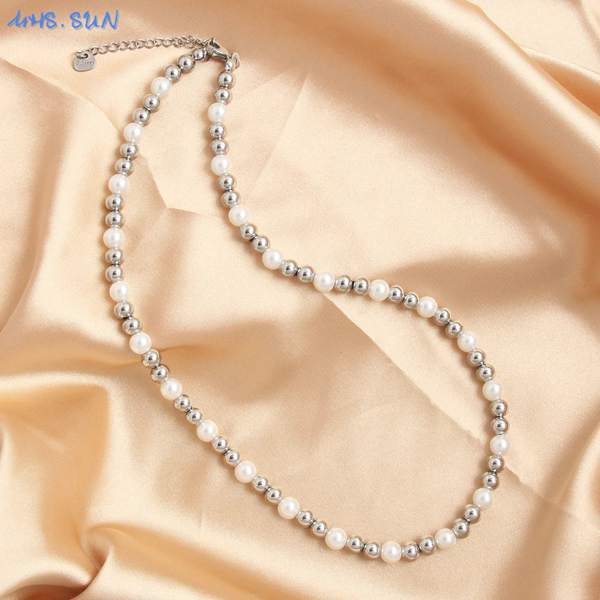 Gold Beaded Necklace