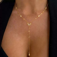 Long Tassel Dangle Choker