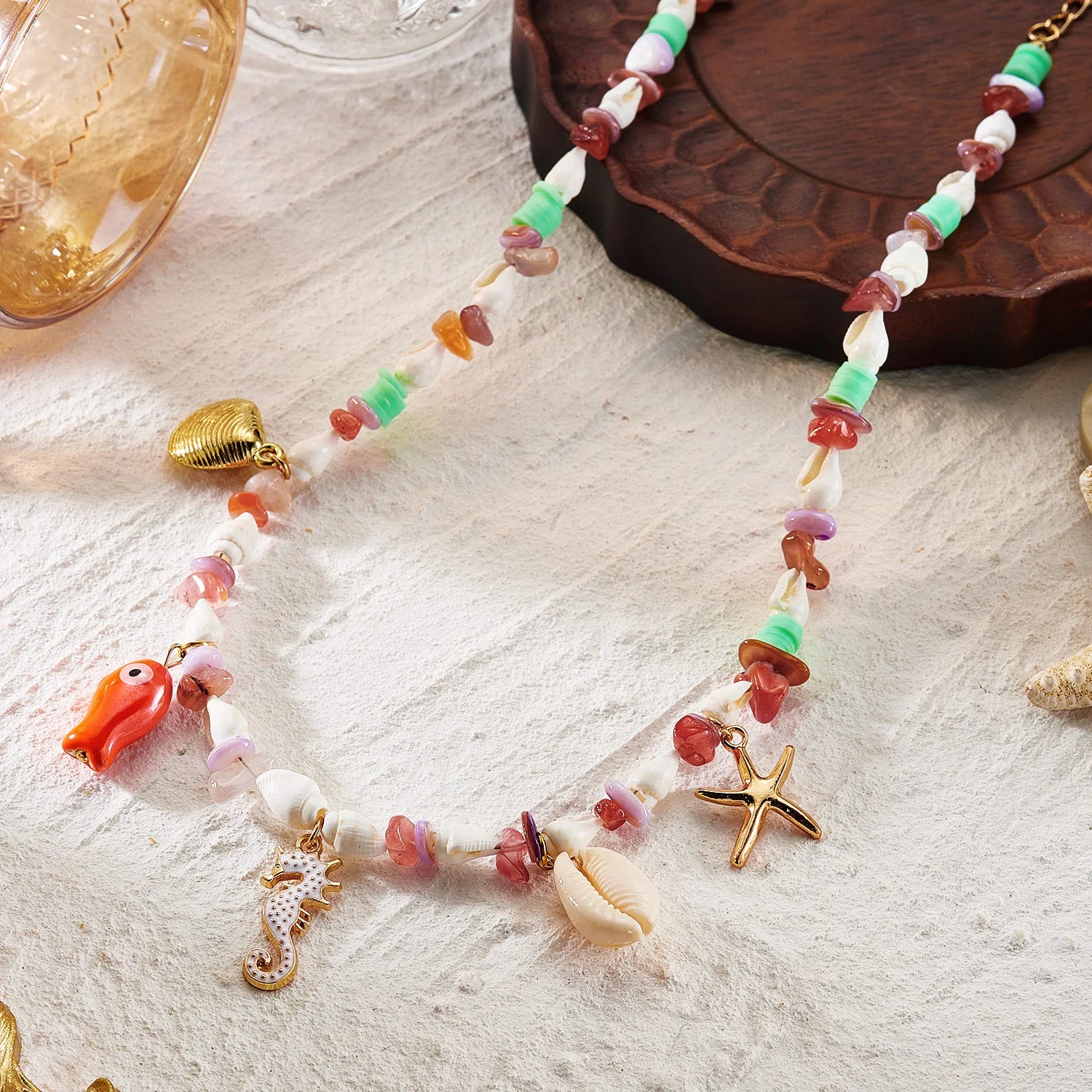 Baroque Pearl Starfish Necklace