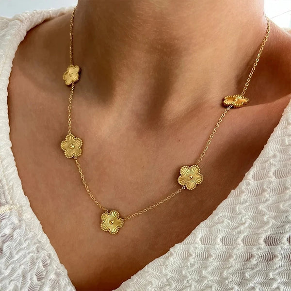Double Sided Chain Necklace Five