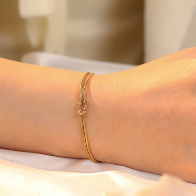 Gold Snake Bracelet
