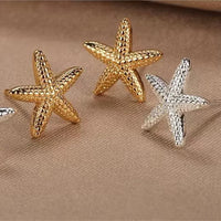 Statement Geometric Piercing Earring Femme