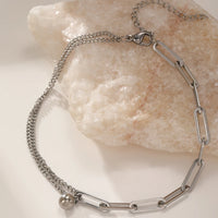 Minimalist Pendant Anklet