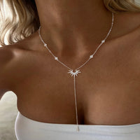 Long Tassel Dangle Choker