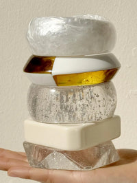 Off White Resin Bracelet Girl